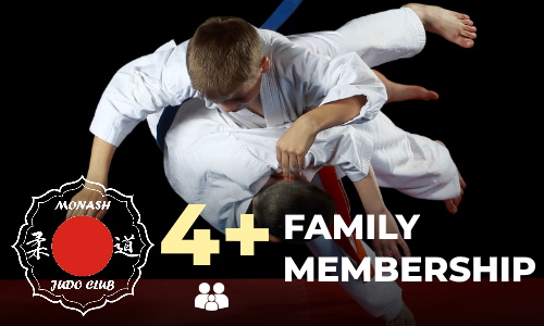 Judo Class Family (4+ Members)